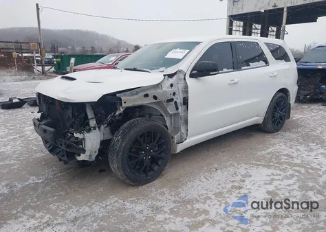 2015 Dodge Durango R/T z USA, uszkodzony, nr VIN 1C4SDJCT4FC843473